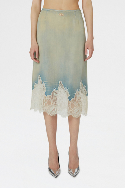 スカート diesel lace sheer long skirt 106420011_030_b