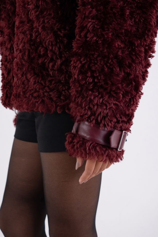 Amy Lynn Celeste Luxe Faux Fur Funnel Zip Coat #4