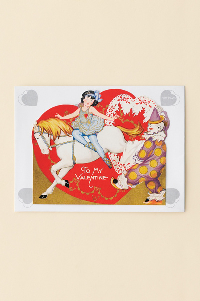 Laughing Elephant Retro Valentine’s Day Card Set
