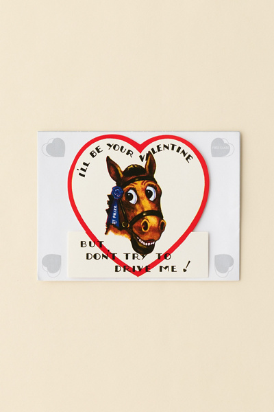 Laughing Elephant Retro Fun With Animals Valentine’s Day Card Set