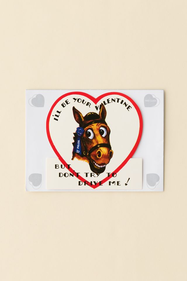 Laughing Elephant Retro Fun With Animals Valentine’s Day Card Set #1