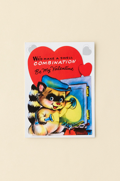 Laughing Elephant Retro Fun With Animals Valentine’s Day Card Set