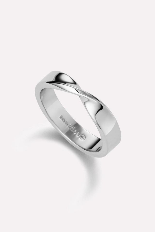 Ana Luisa Eliora Silver Band Ring #2