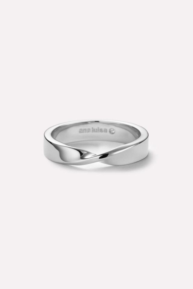 Ana Luisa Eliora Silver Band Ring #4