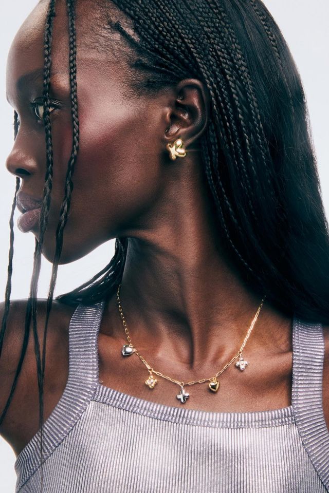 Ana Luisa Cassia Gold Stud Earrings #1