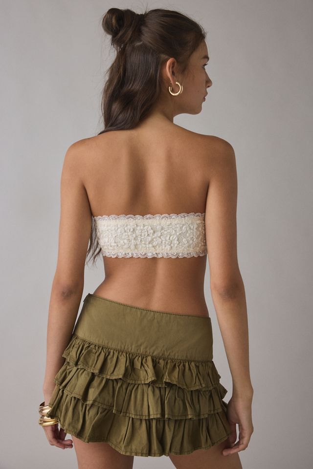 Kimchi Blue Painted Blooms Ruffle Mini Skirt | Urban Outfitters