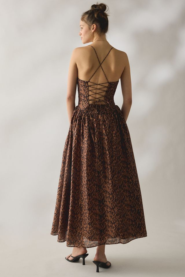 chinese dress ladies Leopard Lace Mini Dress Chic