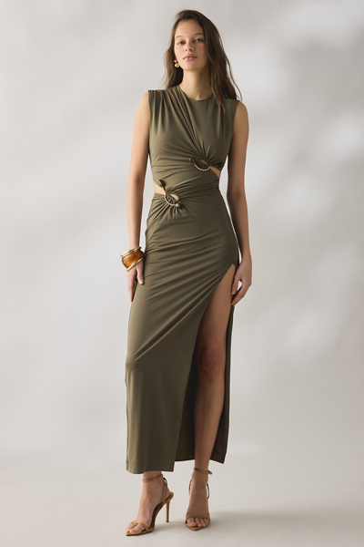 side cut out dress Cutout One Shoulder The petite cut ensures the proportions work perfectly for your frame without overwhelming your silhouette. La Femme Long Jersey Prom