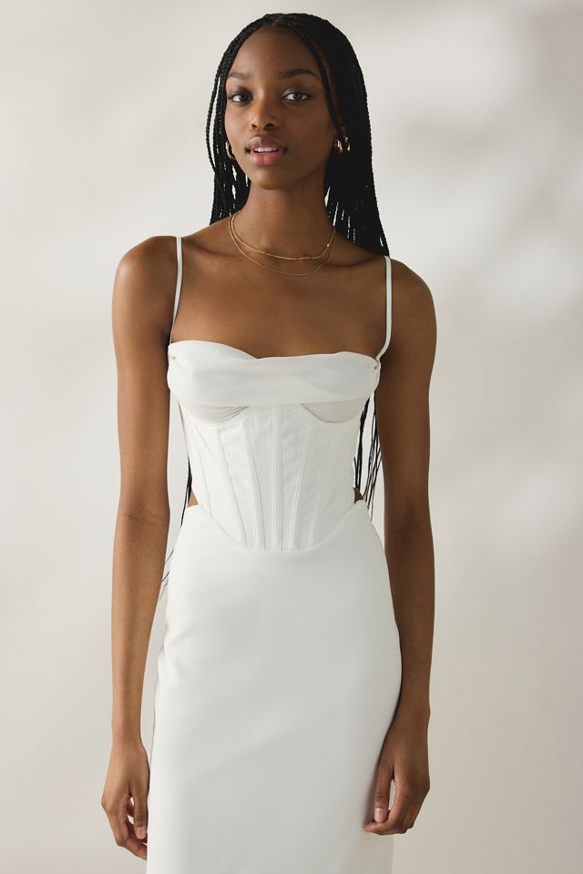 Bardot Martini Cutout Corset Midi Dress #1
