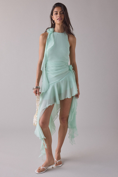 knee length dresses for ladies All The Sway Lace Mini Dress In Rustic Rose – Impressions Online Boutique