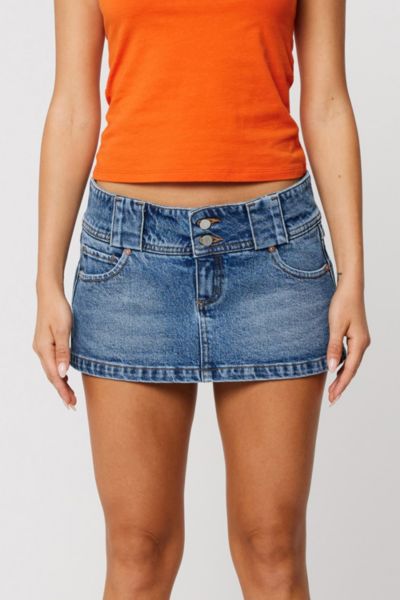 Abrand Jeans 00 Skort In Alicia, Women's At Urban Outfitters In Blue