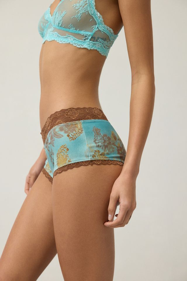Out From Under Afterglow Lace Trim Boyshort Underwear #1