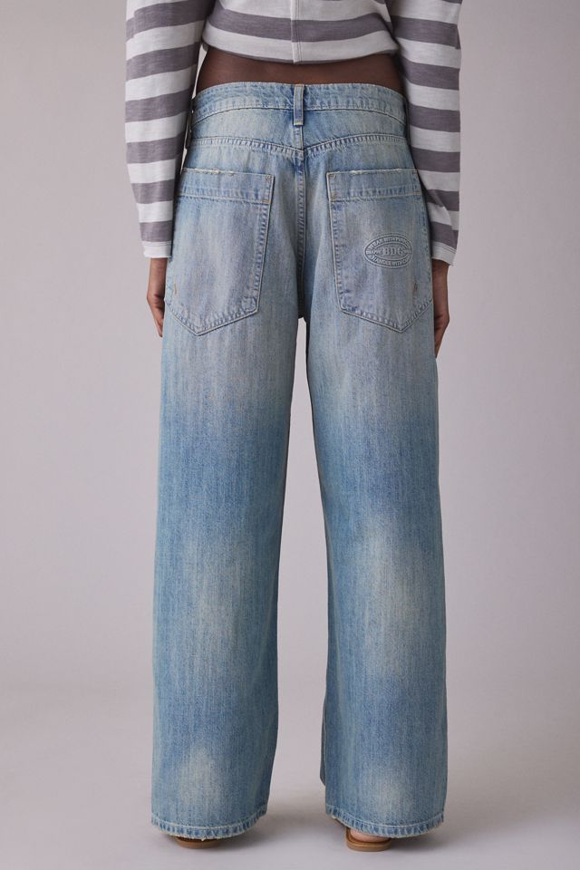 Jeans boyfriend amples Jaya à effet délavé BDG #4