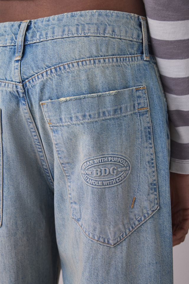 Jeans boyfriend amples Jaya à effet délavé BDG #5