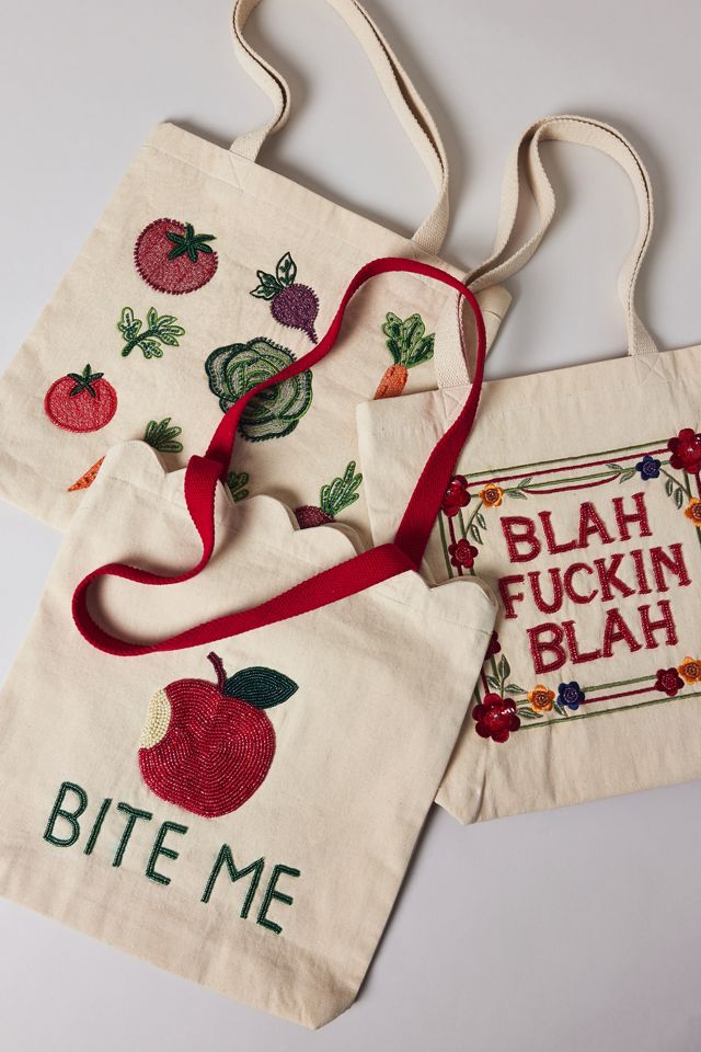 Tote-ally Beaded Tote Bag | Urban Outfitters