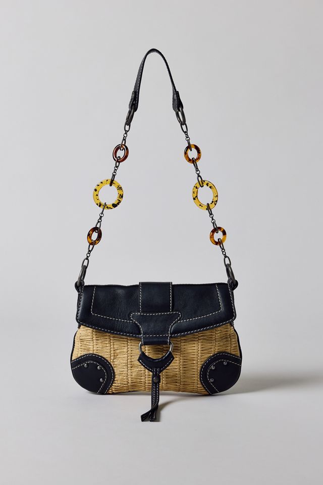 Silence + Noise Ibiza Raffia Shoulder Bag #1