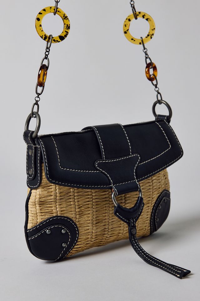 Silence + Noise Ibiza Raffia Shoulder Bag #2