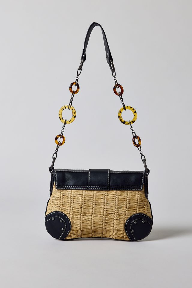 Silence + Noise Ibiza Raffia Shoulder Bag #4