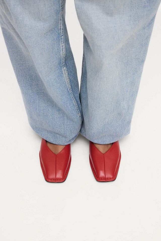 ALOHAS Sway Leather Ballet Flats #1
