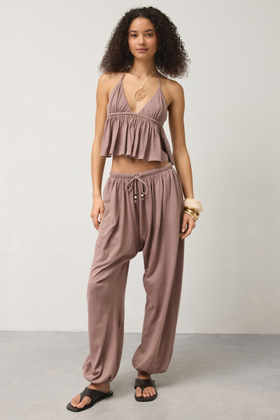 Out From Under Summer Love Open-Back Flyaway Halter Top