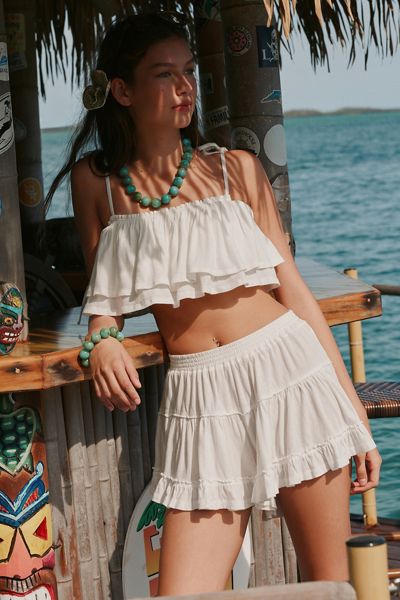 Out From Under Summer Lovin' Tiered Ruffle Skirt 2-Piece Set