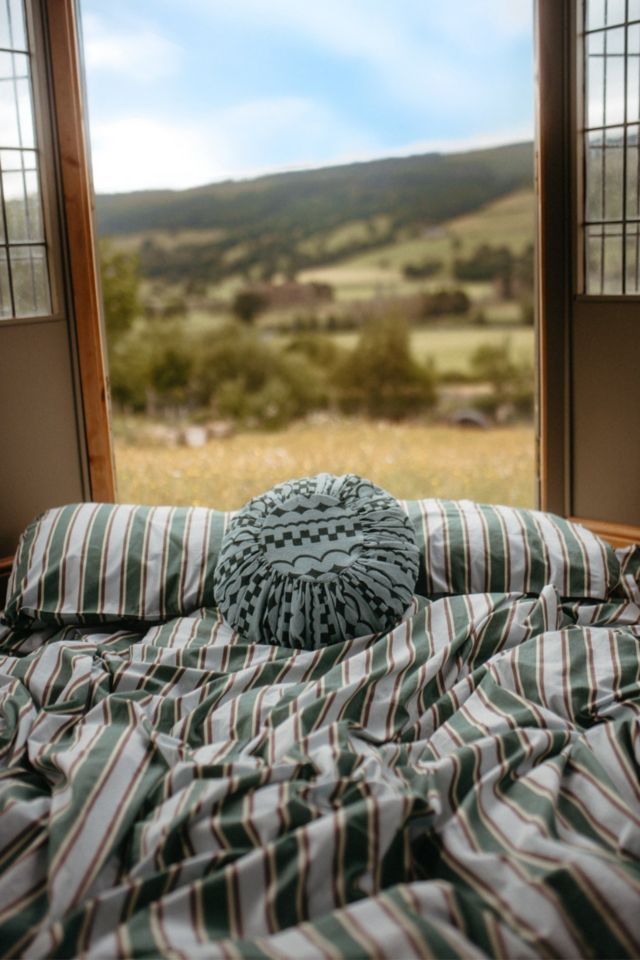 TBCo Cotton Checker Stripe Cushion Cover #1