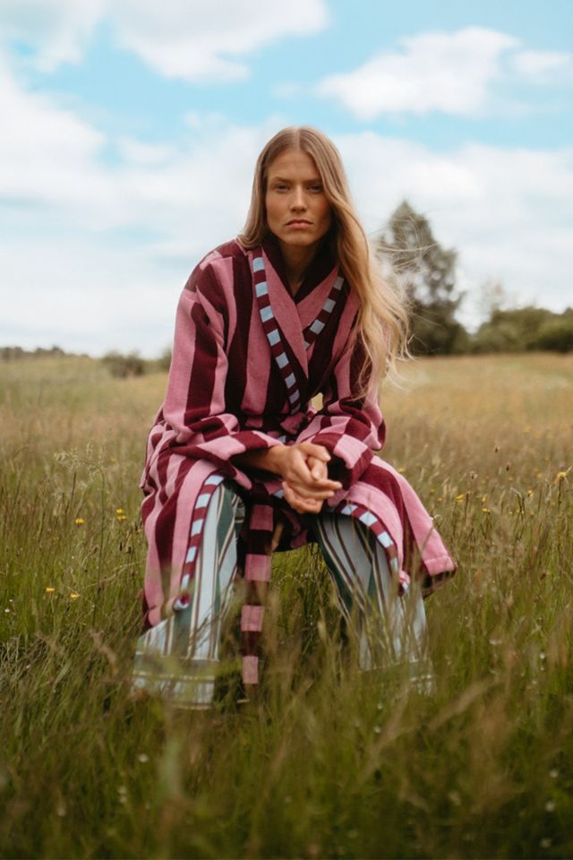 TBCo Striped Cotton Bath Robe #2