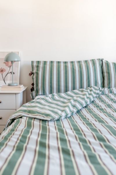 TBCo Striped Cotton Duvet Bedding Set