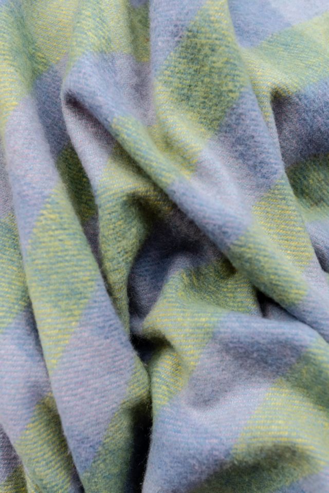 TBCo Recycled Wool Gingham Throw Blanket #2