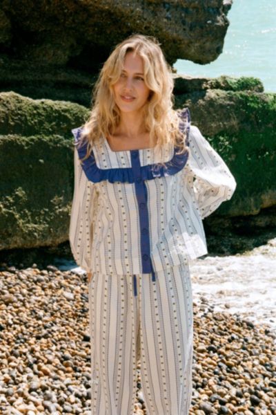 TBCo Cotton Ruffle Pajama Set