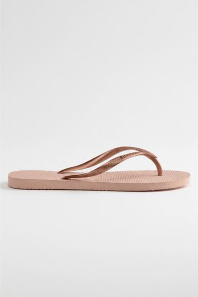 Havaianas Slim Flip Flop Sandal In Ballet Rose, Women's At Urban Outfitters In Pink
