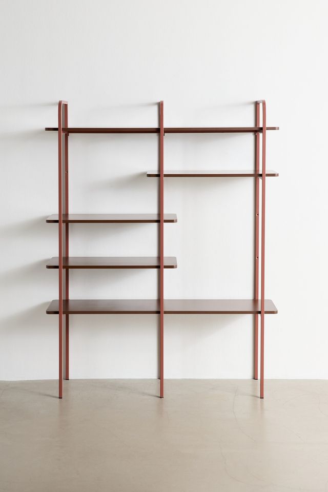 Cam Adjustable 5-Tier Iron Bookshelf #1