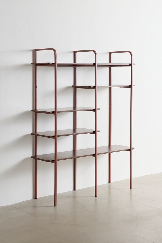 Cam Adjustable 5-Tier Iron Bookshelf #2