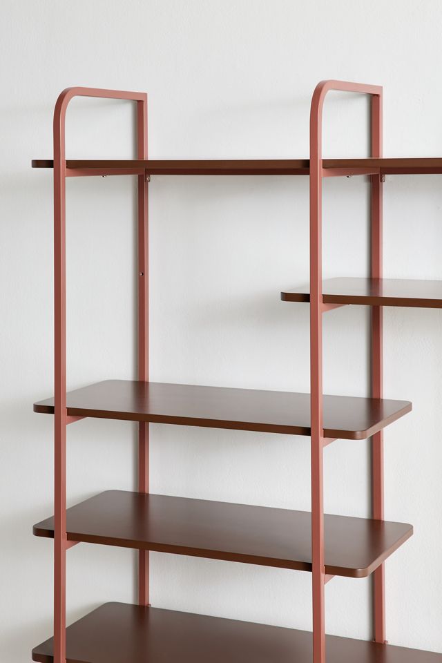 Cam Adjustable 5-Tier Iron Bookshelf #3