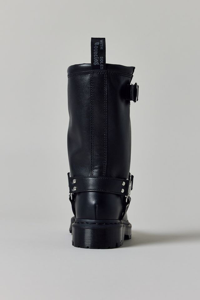 Dr. Martens Women's Anistone Hi Leather Biker Boot #4