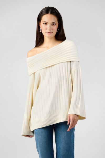 WeWoreWhat Oversized Off-The-Shoulder Sweater
