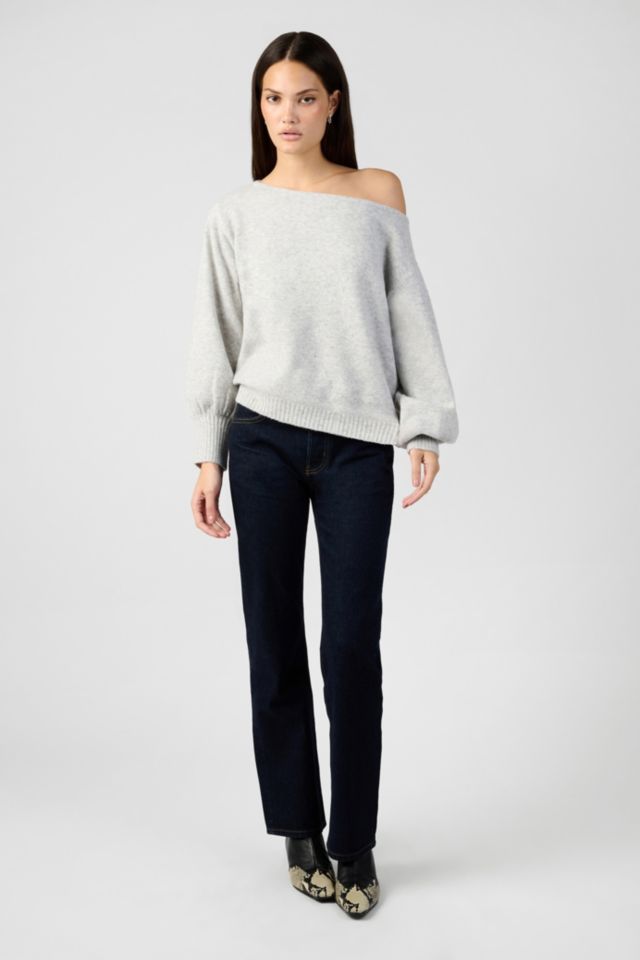 WeWoreWhat Off-The-Shoulder Balloon Sleeve Sweater #2