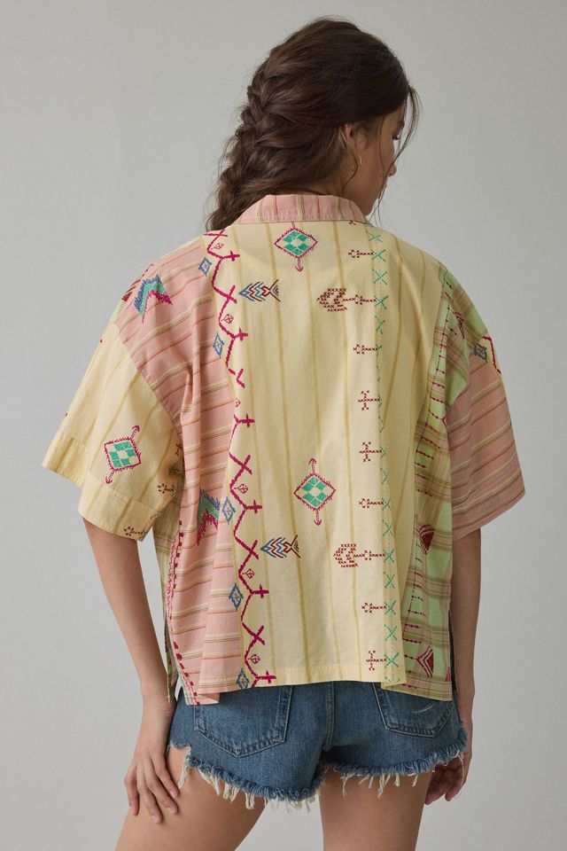Chemise boutonnée à manches courtes BDG Keepsake Souvenir à motif graphique #2