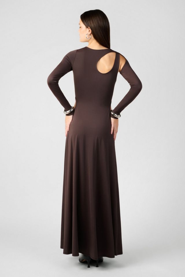 WeWoreWhat Cut Out Long Sleeve Maxi Dress #1
