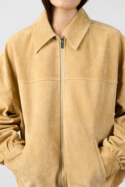 WeWoreWhat Premium Suede Bomber Jacket