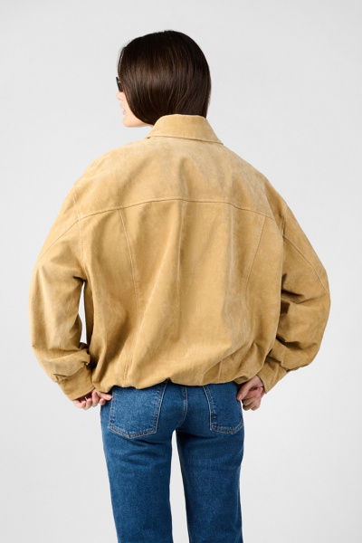 WeWoreWhat Premium Suede Bomber Jacket