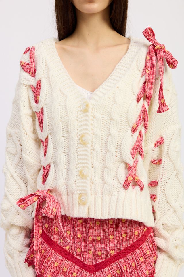 Jacquie The Label Clementine Ribbon Detail Cardigan #1