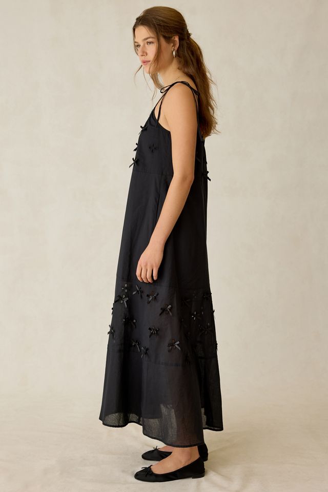 Robe maxi trapèze à détail nœud et œillets Phoenix de Jacquie The Label #2