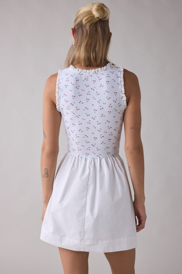 Mini-robe Cherrie à matières mixtes Jacquie The Label #1