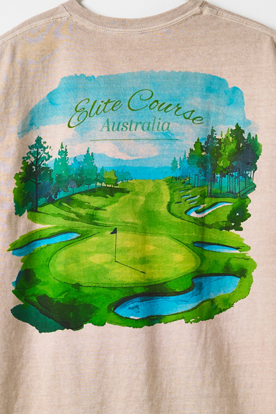 Elite Course Australia Golf Graphic Tee