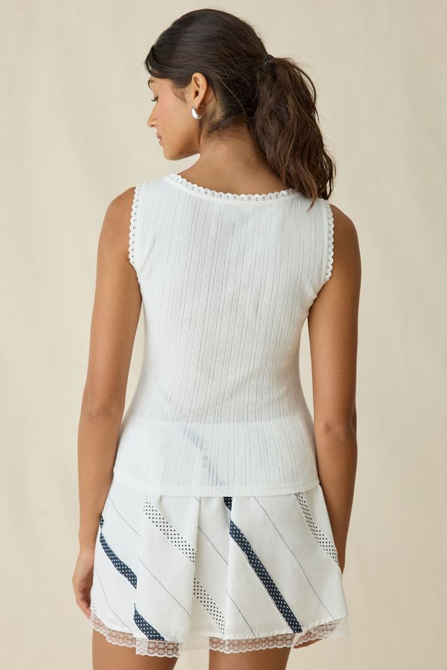 Jacquie The Label Norah Tie-Front Flyaway Tank Top #2