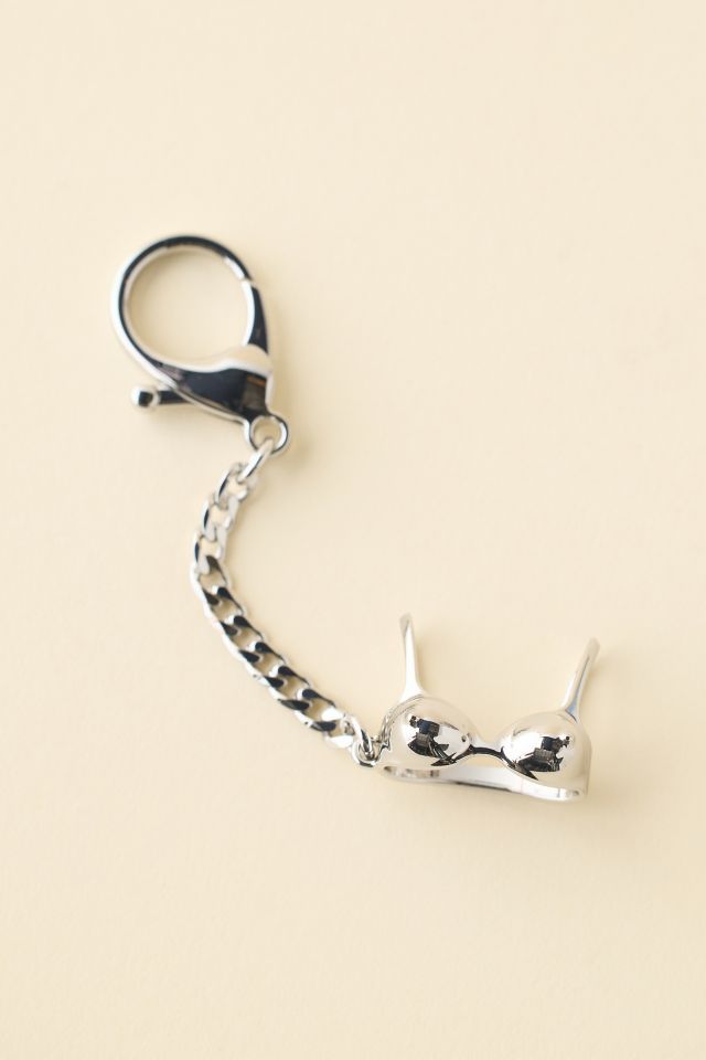 Edie Parker Bra Top Lighter Holder Keychain #1