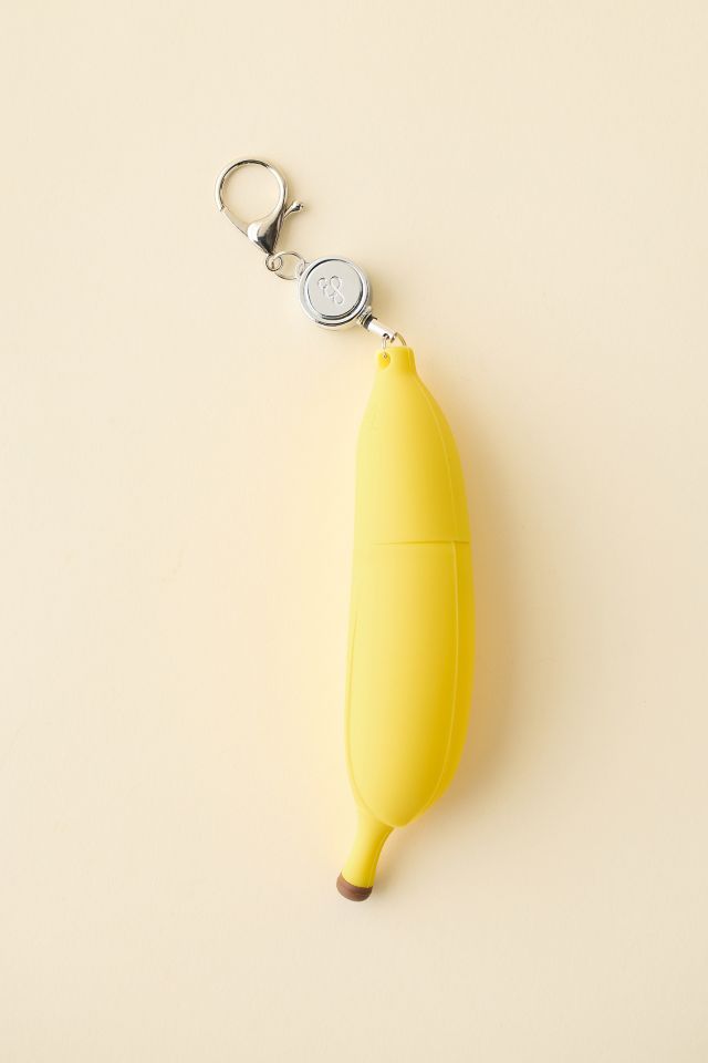 Edie Parker Retractable Banana Peel Lighter Holder Keychain #2
