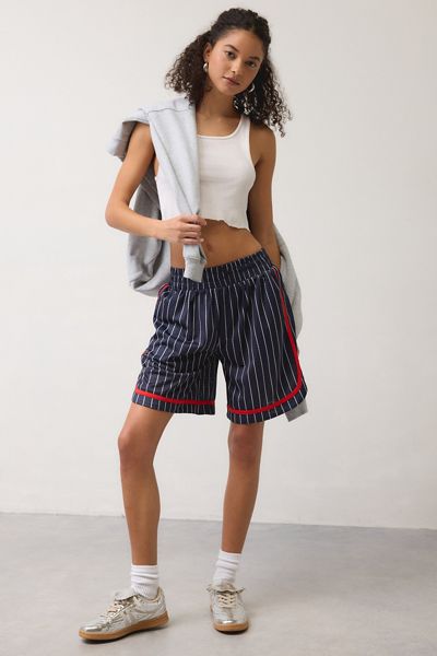 BDG Star Player Printed Mesh Athletic Shorts