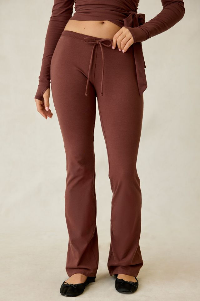 Out From Under Bec Low-Rise Slim Flare Pants #2